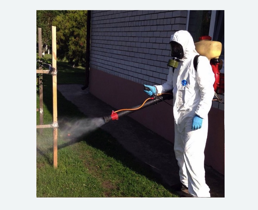 травля клещей на участке в Северобайкальске